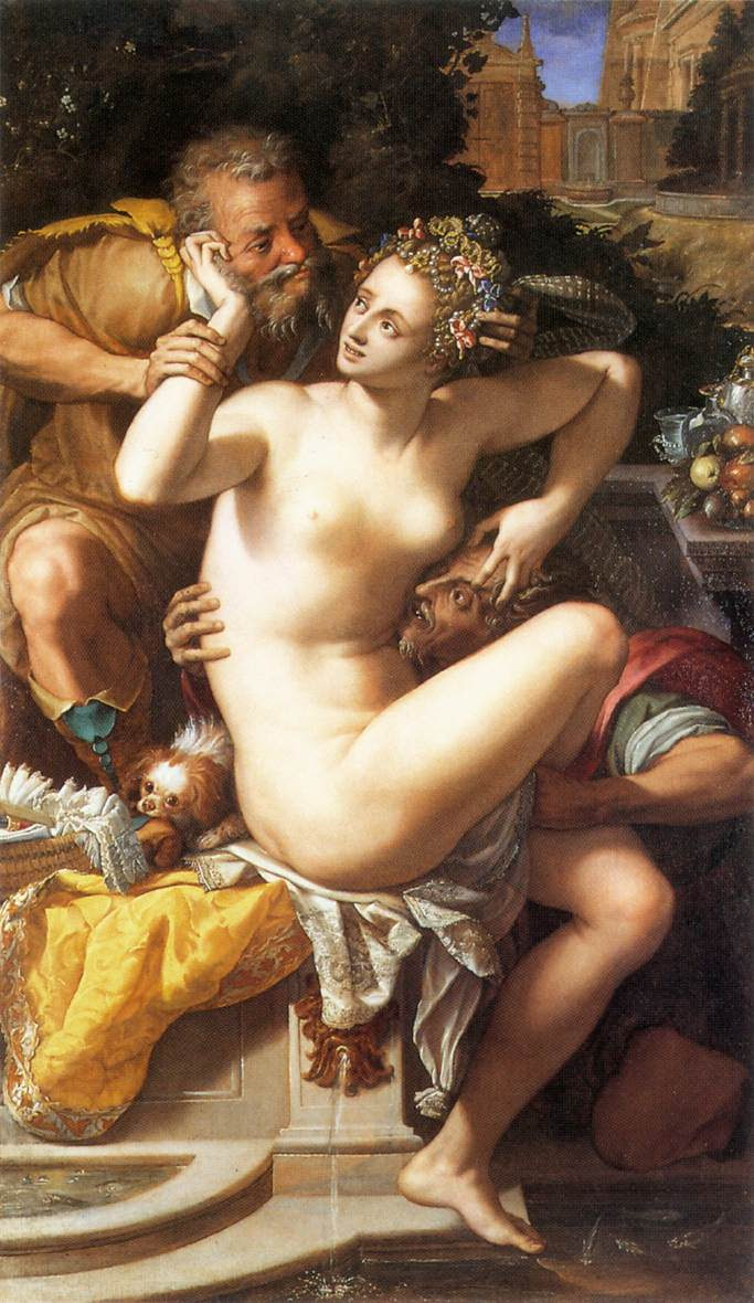 Alessandro Allori's particularly troubling image of Susanna and The Elders
