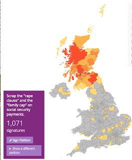 The map at just over 1,000 signatures