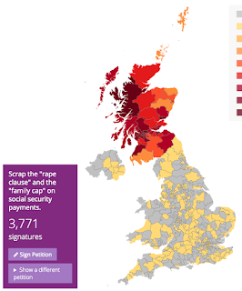 The map at almost 4,000 signatures