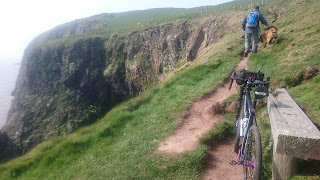 On the cliff path