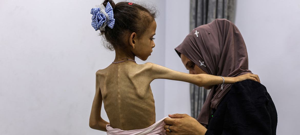 A child in Gaza (image: United Nations)