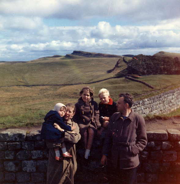 My family in 1960; my father on the right, me next to him