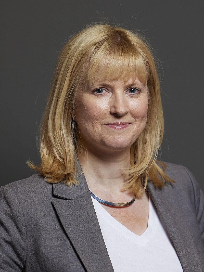 Official portrait of Rosie Duffield MP; photo by Laurie Noble