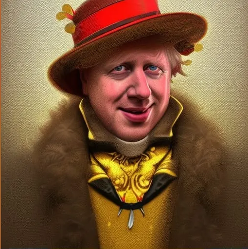 Boris Johnson as Court Jester
