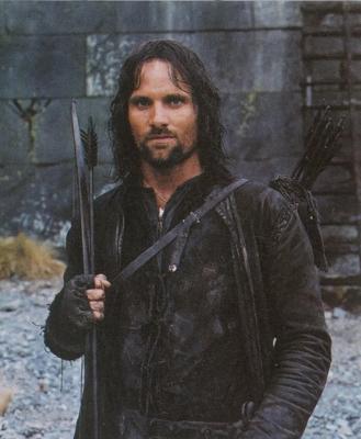 Aragorn of the Dunedain, as  portrayed by Viggo Mortensen