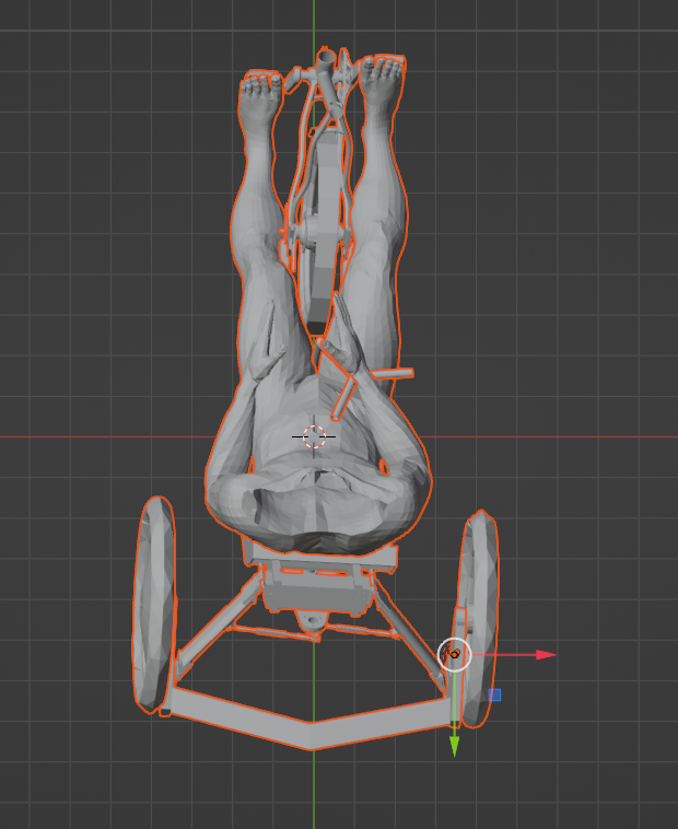Blender model of Mosquito, constructed from their FreeCAD files
